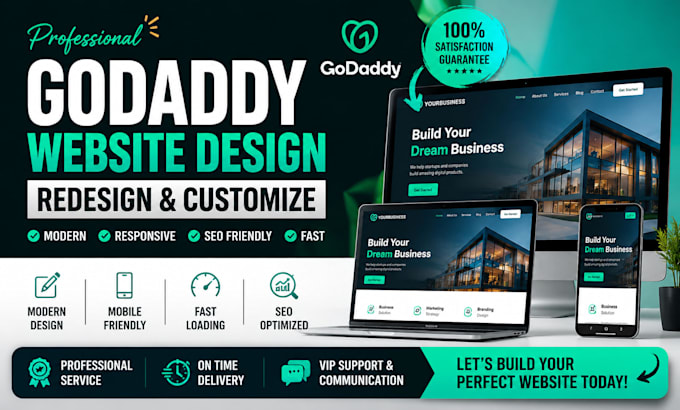 redesign godaddy website, godaddy website design, godaddy website redesign
