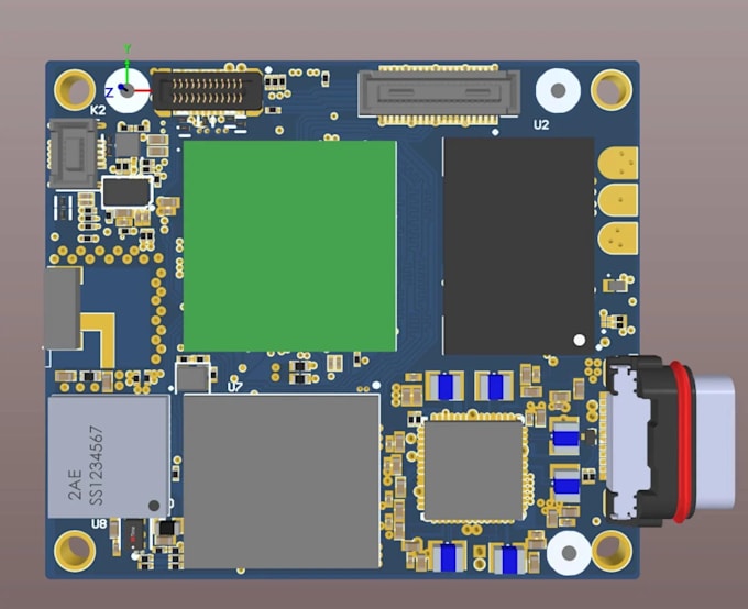design smart wearable ble pcb layout with firmware and gerber files