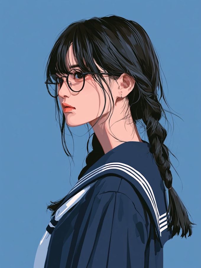 do a anime character