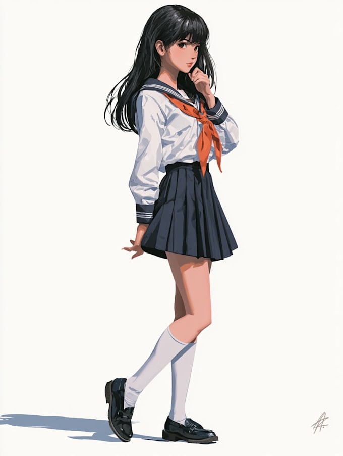 do an anime character