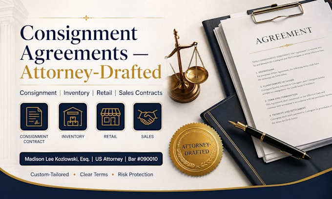 prepare a bulletproof inventory consignment contract for your business