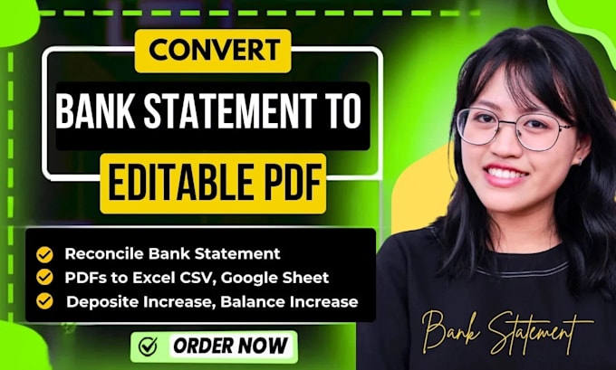 do bank statement to excel conversion