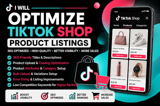 tiktok shop product listing