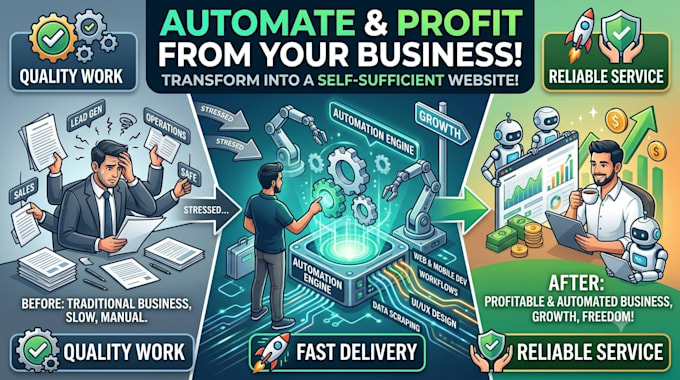 automate your business by building a website