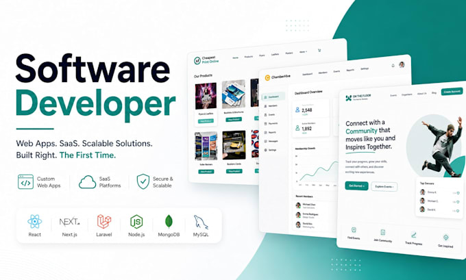 develop your application as software developer