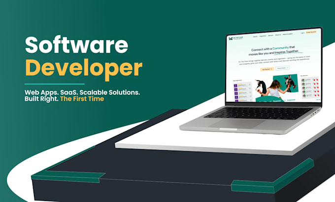 develop your web application as software developer