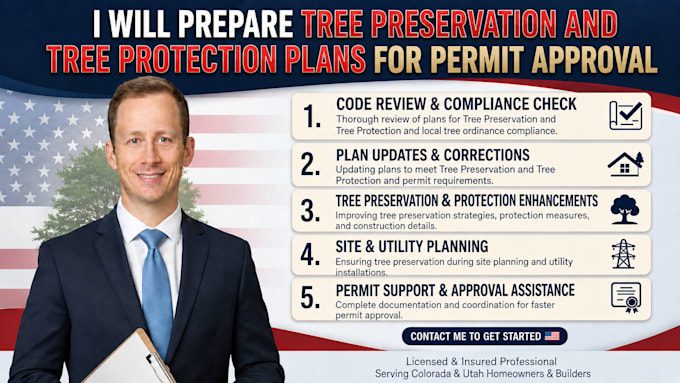 prepare tree preservation and tree protection plans for permit approval