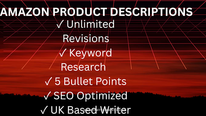 write seo optimized amazon products description with keywords