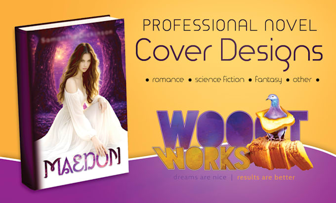 professional novel cover design