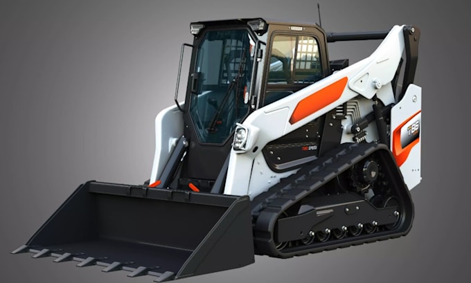model 3d harvester for farming simulator, compact track loader, 3d excavator mod