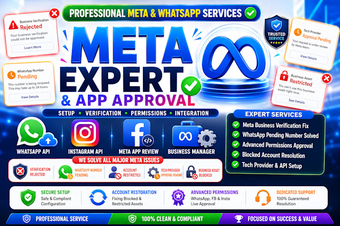set up whatsapp business cloud API and meta business verification