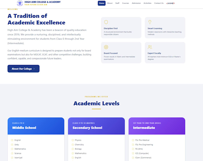 build a modern, responsive, and fast website