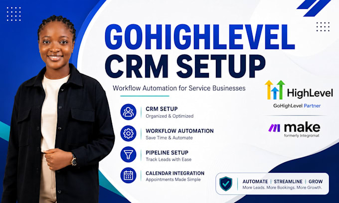 setup gohighlevel CRM workflow automation for dental med spa chiropractor