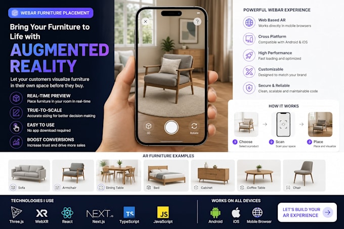 develop webar ecommerce websites for furniture
