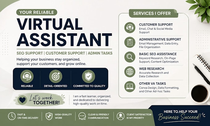be your SEO and customer support VA