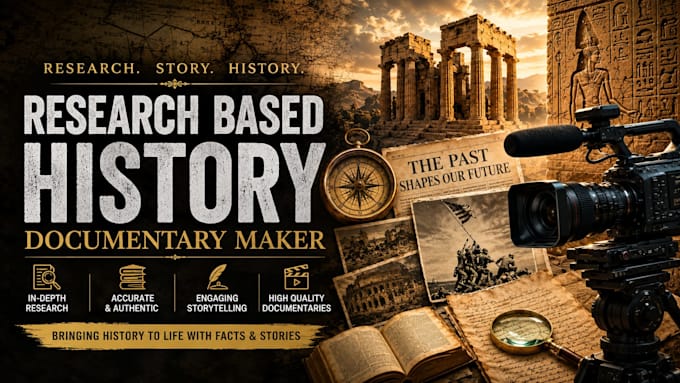 edit research based historical documentary