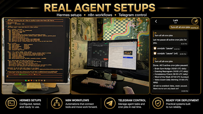 set up your hermes or openclaw ai agent