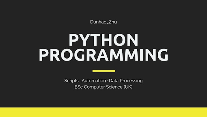 write and debug python scripts automation and data processing