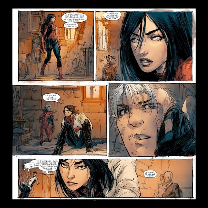 draw powerful comic art for scenes covers posters
