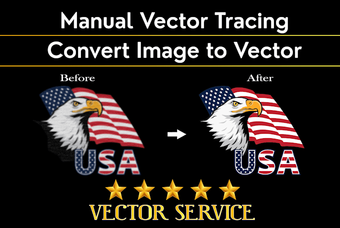 vectorize, redraw, recreate logo and image in vector