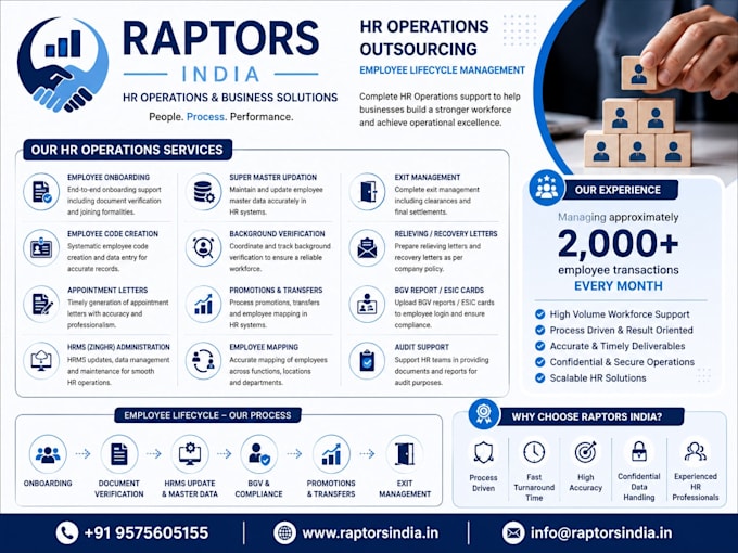 provide complete HR outsourcing, onboarding and zinghr support