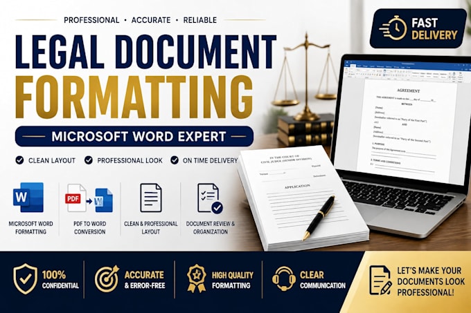 professionally format your legal documents in microsoft word