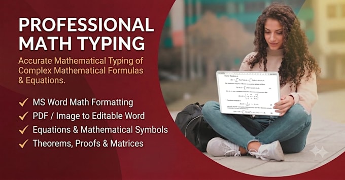 l do math typing and formatting