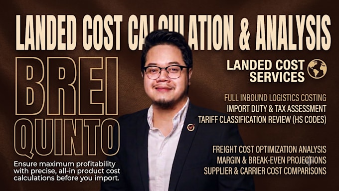 calculate your landed cost and profit margin before u import