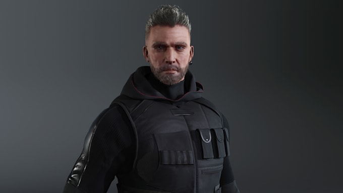make 3d game character 3d rigging model unreal engine ue5 game animation