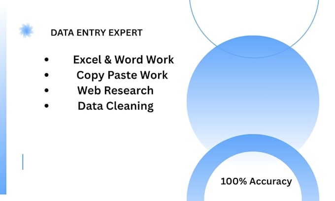 do expert data entry and copy paste work