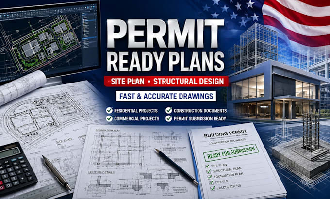 create fast accurate permit ready site plan structural engineering permit plan