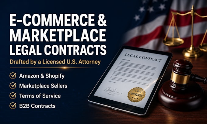 write custom online marketplace agreements and terms of service