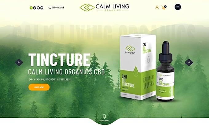design psychedelic website cannabis website marijuana website hemp, cbd website