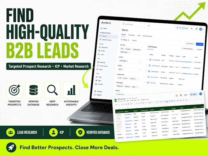 generate b2b leads and prospect lists