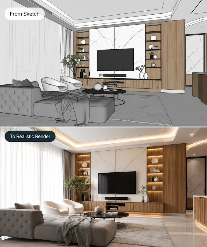 create professional 3d furniture models  realistic renders