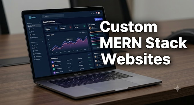 build a custom mern stack website using react node express mongodb