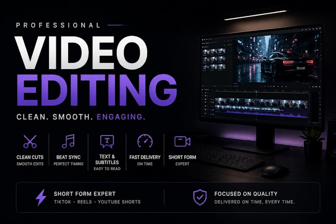 edit clean short form videos