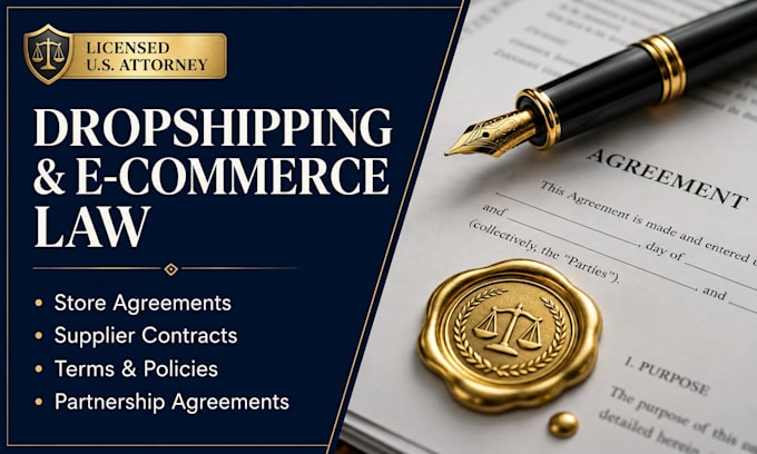 write comprehensive ecommerce dropshipping agreements