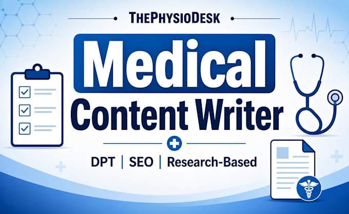 write SEO medical blog articles