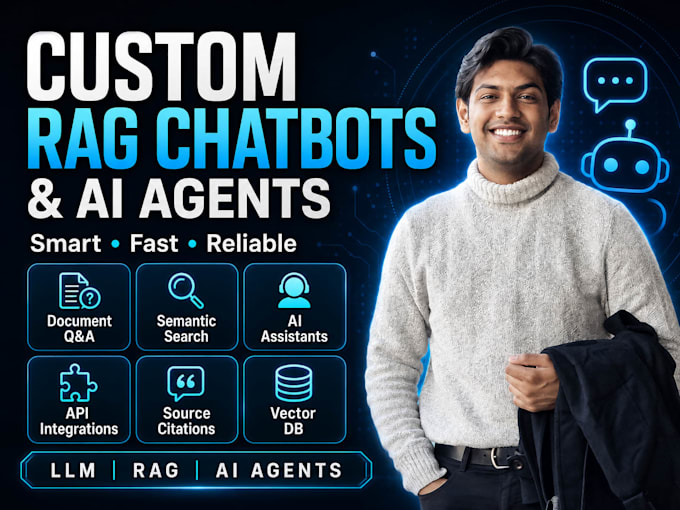 build custom rag chatbots, llm apps and ai agents