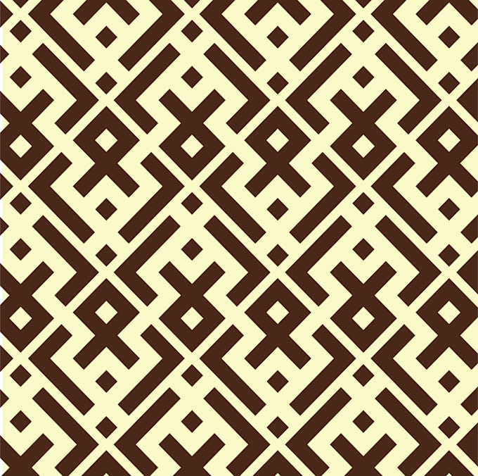 geometric textile and fabric repeat patterns