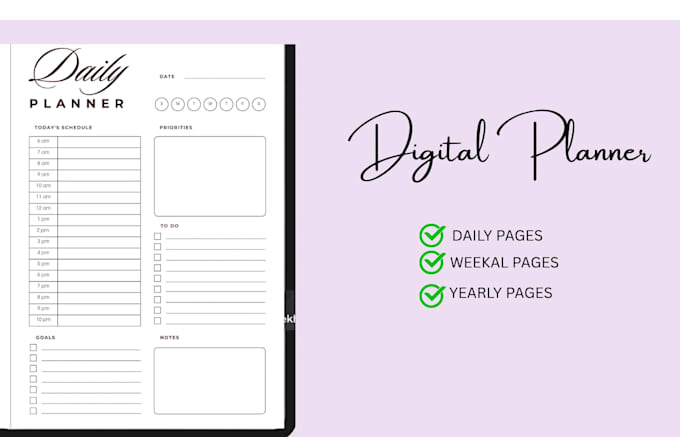 design custom daily planner