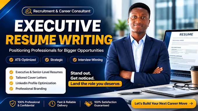 write an ats optimized resume for senior professional