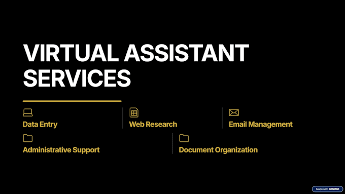 provide reliable virtual assistant services