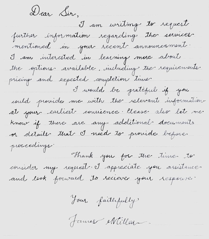 handwrite neat personalized letters and notes in 12 hours