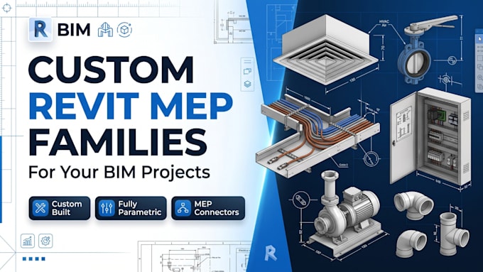 create custom revit mep families for your bim projects