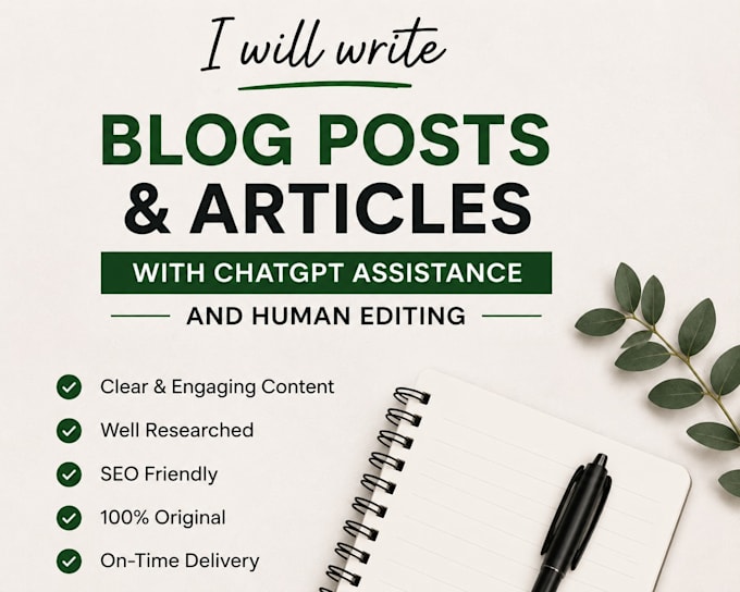 write blog posts and articles with chatgpt and human editing