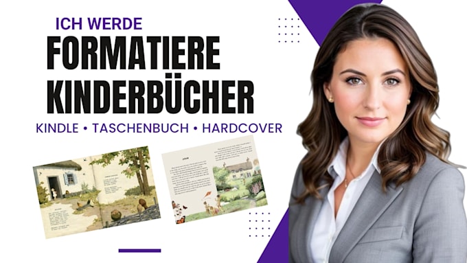 ich formatiere kinderbucher fur taschenbuch, amazon KDP und ingramspark
