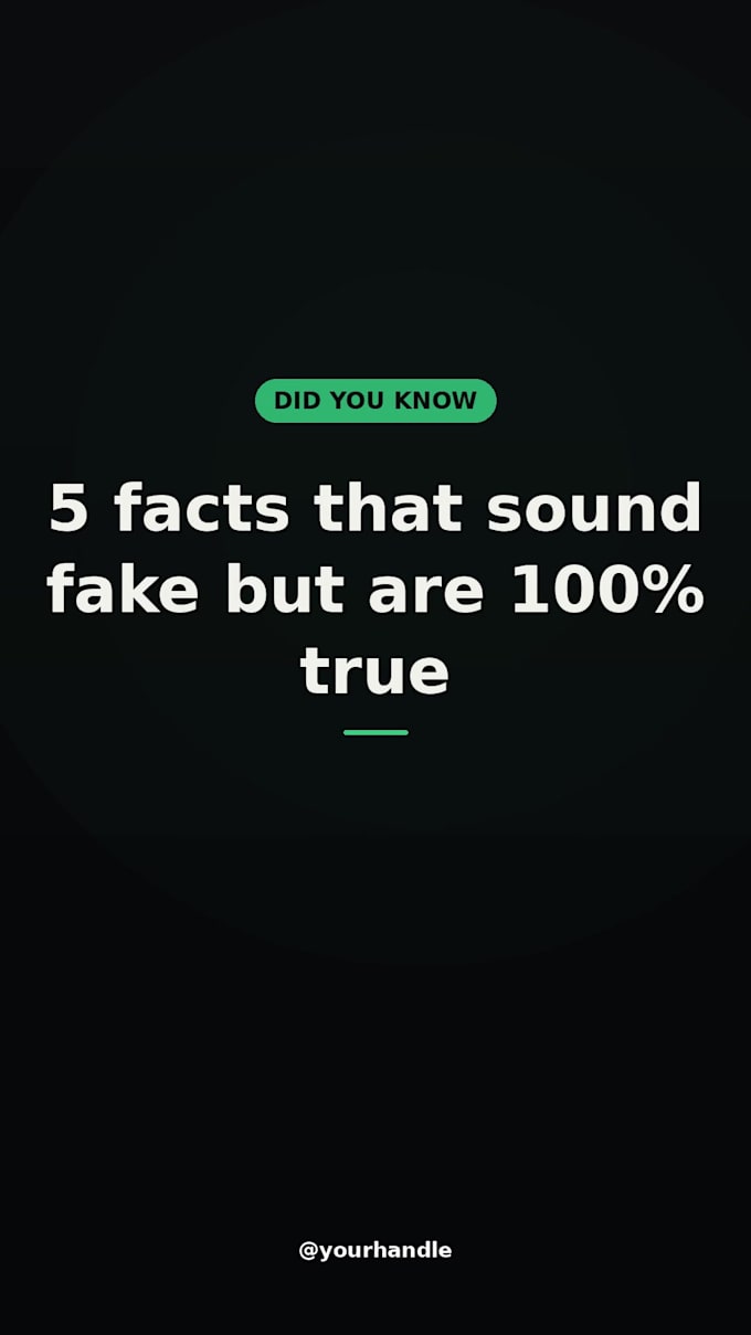 create an ai generated faceless video for you