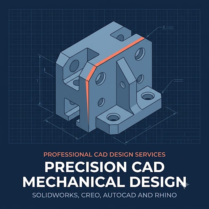 do professional cad mechanical part design
